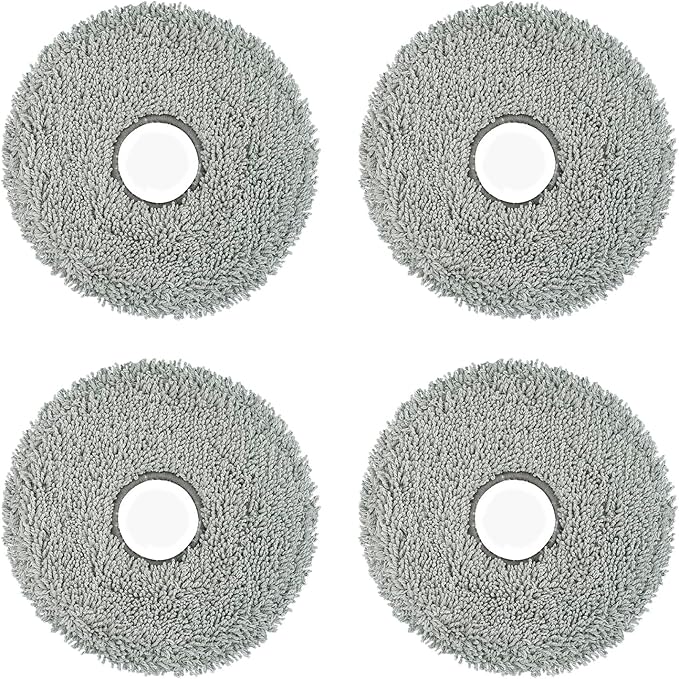 (4 Pack) L40 Ultra Replacement Mop Pads for Dreame X50 Ultra/ X40 Ultra/ X30 Ultra/ L10s Ultra/ L10s Pro Gen 2/ L10s Pro Ultra/ L10s Plus/ Mova P10 Pro Ultra Robot Vacuum, Replacement Mop Cloths