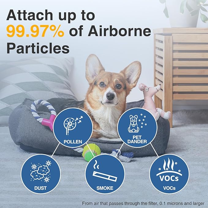 HPA300 HEPA Air Purifier Filter R for Honeywell Air Purifier HPA100/200/300 and 5000 Series, 9 Pack HEPA Filter Compatible with Honeywell R Filter (HRF-R3 & HRF-R2 & HRF-R1)