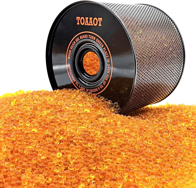 Gun Safe Dehumidifier, Moisture Absorbers, TOAAOT 800g Silica Gel Canister for Gun Case, Tool Box