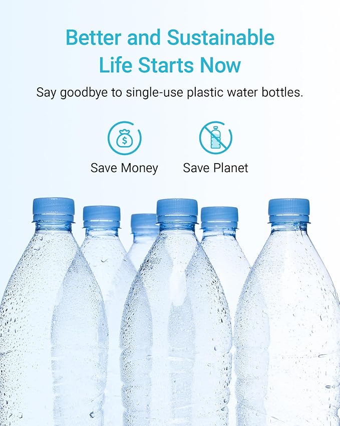 AQUA CREST GXRTDR Inline Water Filter, NSF Certified, Compatible with GE GXRTDR, Samsung DA29-10105J, Whirlpool WHKF-IMTO, Reduces Chlorine, Fluoride, for Refrigerator, Ice Maker, RVs (Pack of 3)