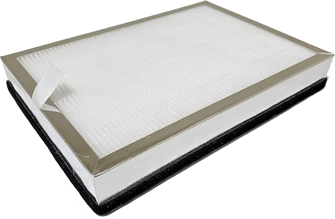 Nispira 3-in-1 True HEPA Activated Carbon Filter Replacement For MA#25 Air Purifier Part MA#25R | Remove Smoke, Dust, Pollen | Size 9.75 x 6.75 x 1.40 Inches | 4 Packs