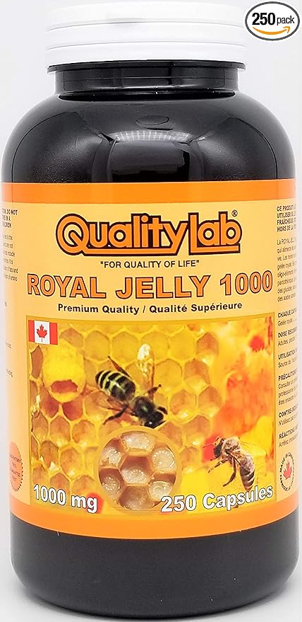 Royal Jelly 1000 mg 250 Capsules (Made in Canada)