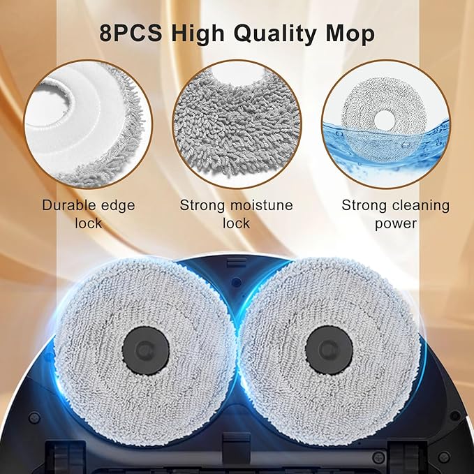 Yivy 29Pcs Accessories for Dreame X50 Master/X50 Ultra Complete/L50 Pro Ultra /L50 Ultra/Dreame L40s Pro Ultra/Mova V50 Ultra Complete Vacuum Cleaner, 4 Activated Carbon HEPA Filters