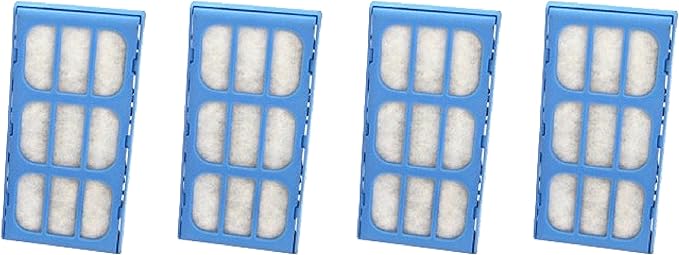 Nispira Replacement Water Filter Cartridges Compatible with Cat Mate & Dog Mate Fountains, Pack of 4