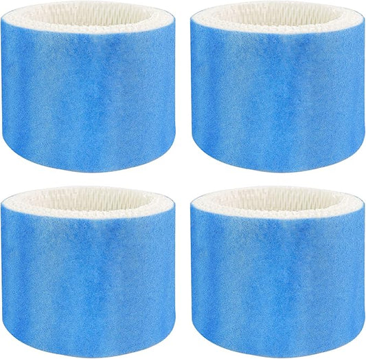 Funmit Humidifier Filters Replacement for Honeywell Humidifier Filter HAC-504 HAC-504AW and Honeywell Filter A, Replacement for Honeywell HCM-350 HCM-500 HCM600 Cool Mist Humidifiers, 4 Pack, Blue