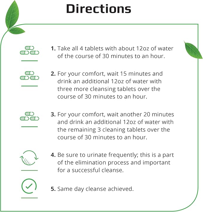Herbal Clean - QTabs Same-Day Detox, Portable and Discreet, 10 Tablets