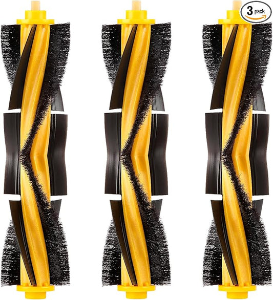(3 Pieces) N10 Roller Brushes Main Brush Replacement Parts for Ecovacs DEEBOT OZMO N10 N10 Plus 920 950 T8 AIVI Max T9 T5 N5 N7 N8+ N8 Pro DX55 DX93 DJ65 Roller Brush
