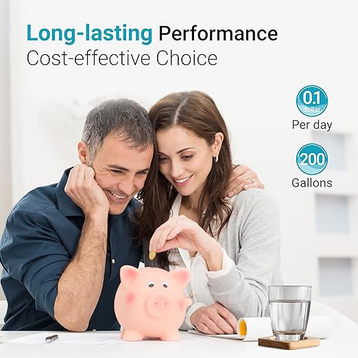 2 Pack Filters Replacement for All Waterdrop® Pitchers, Waterdrop® WD-PF-01A Plus Filter, Reduces PFAS, PFOA/PFOS, Chlorine, Last Up to 3 Months or 200 Gallons, AQUA CREST