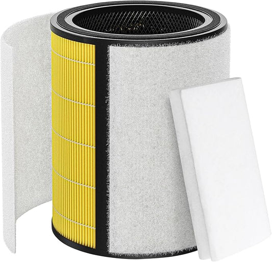 H7122 Replacement Filter for GoveeLife Air-purifier H7122 + 2Pcs Washable Pre-filter Replacement,3-in-1 H13 True HEPA Air Filte for GoveeLife H7122 air filter for Pet Hair,Dust,Smoke,1+2 Pack