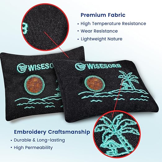 200g x 3pcs Rechargeable Desiccant Packs, Color Indicating Silica Gel Packets with Transparent Window, Moisture Absorbers,Reusable Dehumidifier Bags for Storage Safe Closet Basement Camera