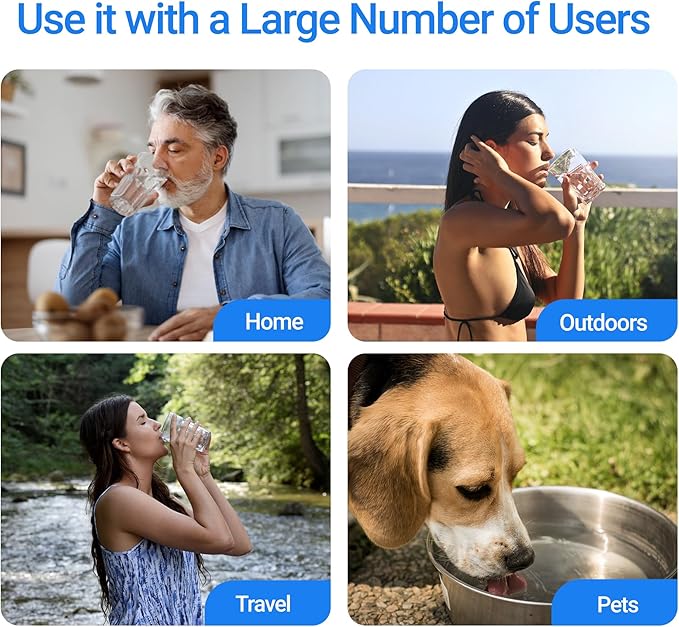 Filterlogic NSF/ANSI 42&372 Certified Water Filter, Replacement for Berkey® BB9-2® Black Purification Elements and Berkey® Gravity Filter System, Pack of 2