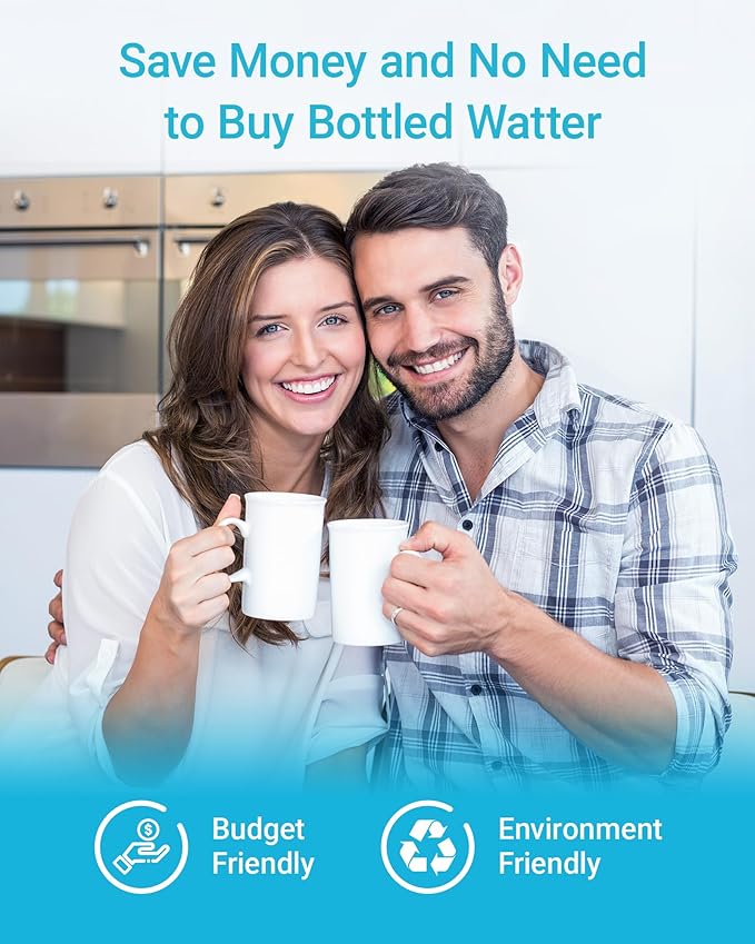 AQUA CREST XWF Replacement for GE® XWF, NSF Certified Refrigerator Water Filter, 1 Filter(Not XWFE®)