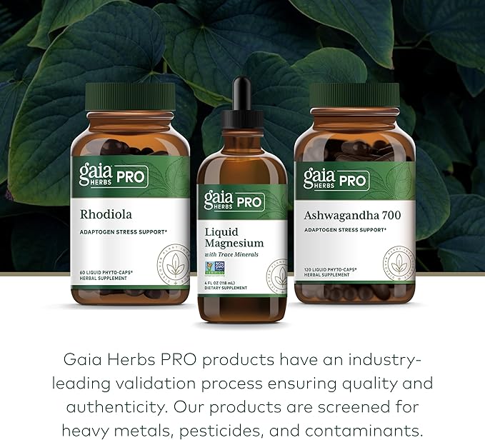 Gaia Herbs Pro Liquid Magnesium with Trace Minerals - Cellular Energy & DNA Production Support Supplement - Liquid Health Supplement with Boron Lithium Orotate & Potassium - 4 fl oz (48 Servings)