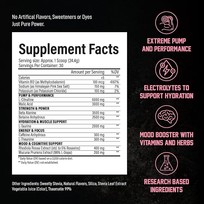 Voyager Pre-Workout Planet Punch – Creatine-Free Powder w/L-Citrulline, Beta-Alanine, Caffeine – Supports Energy, Endurance & Focus – 30 Servings – No Artificial Fillers – GMP Certified