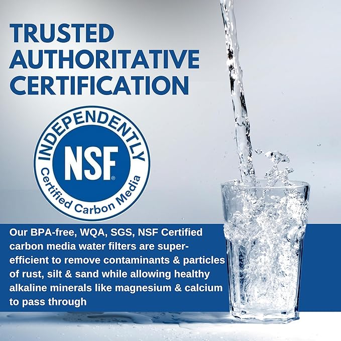 Alkaline Brita Water Filter Replacement - Compatible Alkaline Pitcher Filter - Enhances Taste and pH Level - Pack of 3