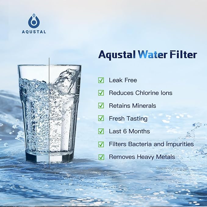 W10295370A, EDR1RXD1 Water Filter, W10295370A Water Filter Replacement, Compatible With Everydrop Filter 1,EDR1RXD1,WHR1RXD1,P4RFWB, Replacement for Kenmore 9930,9081, 3 Pack