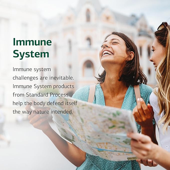Standard Process Epimune Complex - Vegan Immune System Support - Respiratory & Immune Health Supplement with Maitake & Turkey Tail Mushrooms - Vegan, Vegetarian & Gluten-Free - 90 Capsules