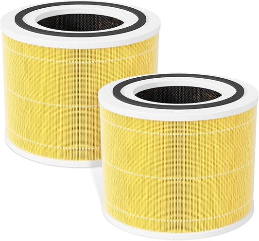 Fil-fresh Core 300 Replacement Filter, Compatible with LEVOIT 300 and Core 300S Air Purifier, Ideal for Pet Care, H13 True HEPA Filters and Activated Carbon, Replace Core 300-RF-PA, 2-Pack