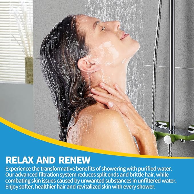 Shower Head Filter Replacement Cartridge Compatible with All Canopy Handheld & Fixed Filtered Shower Head,For Hard Water Remove Chlorine And Other Impurities,4 Pack