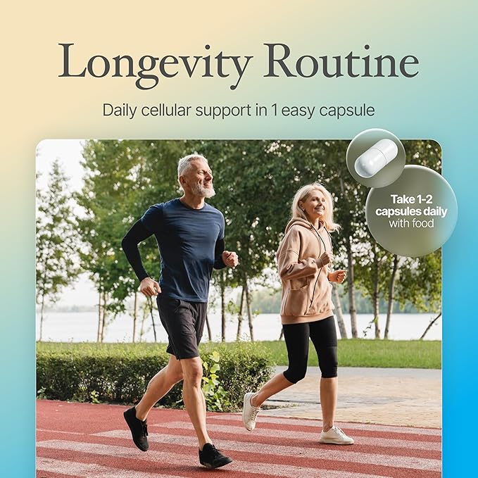 Spermidine Capsules 𝗚𝗟𝗨𝗧𝗘𝗡 𝗙𝗥𝗘𝗘 99% Concentration 100x More Potent Than Wheat Germ Extract for Anti-Aging DNA Telomere Support