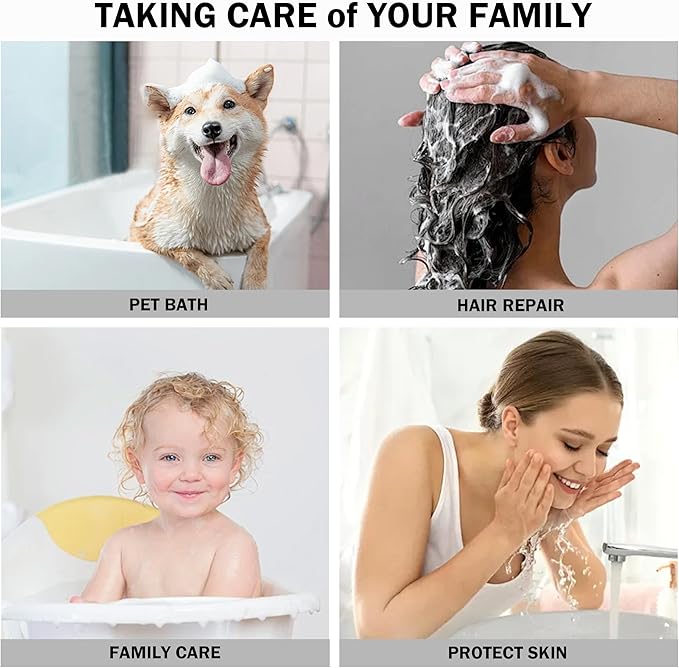 Outlet Dreamwills TF100 Bath Filter For Tub -Certified 15-Stages Bathtub Water Filter, Reduce 99% Heavy Metal, Hard Water Softener For Sensitive Skin, Body,Hair, BPA-Free|2500 Gallons, Black