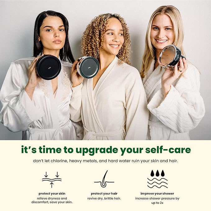 Shower Head Water Filter Replacement For The Eskiin Showerhead - High Pressure Shower Heads Replacement For Smooth Hair & Skin - Replacement Cartridge Fits The Eskiin Filtered Shower Head