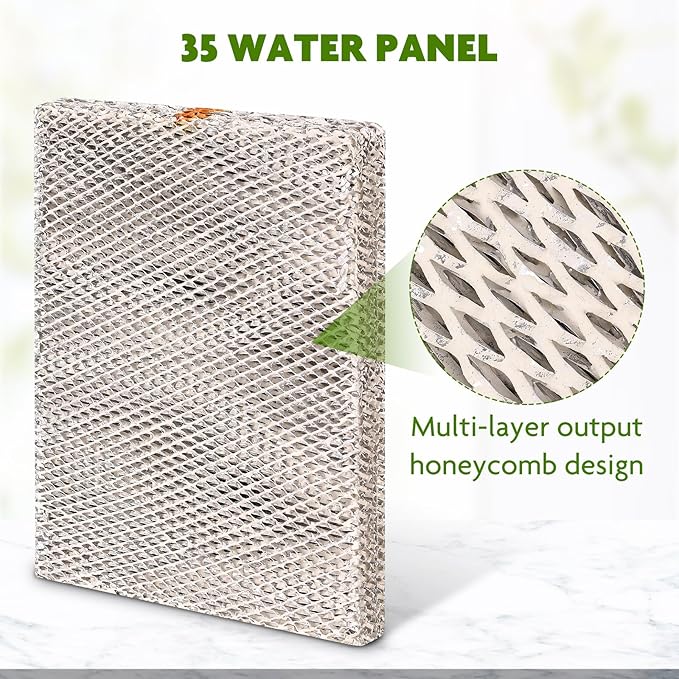 2Pcak 4839 Humidifier Maintenance Kit with Model No. 35 Water Panel Humidifier Replacement Filter Compatible with Aprilaire Whole Home Humidifier Models 600, 600A, 600M