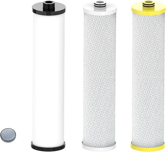 Waterspecialist WS851 Replacement for Aquasana® AQ-5300+R Under Sink Water Filter, Aquasana® Filter Replacement, 800 Gallons, Reduce 99% of Chlorine, Taste and Odor, 3 Filters