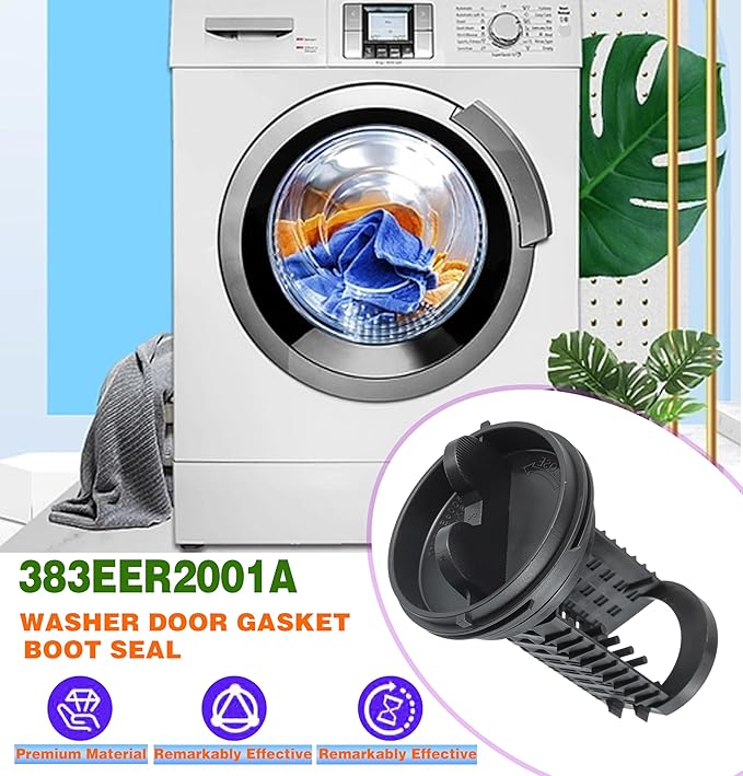 383EER2001A Washing Machine Drain Pump Filter Assembly - Compatible with LG Kenmore Washing Machines Replacement AP4440367 383EER2001F 5230ER3002AAGM75510601 PS3522306 383EER2001F