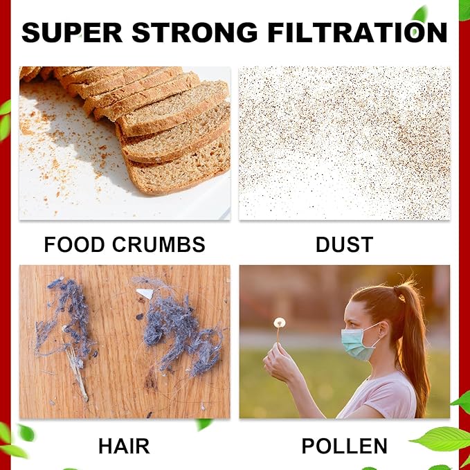 2 Pack Replacement Style P HEPA and Carbon Pre-filters Compatible with Aerus Lux Guardian Platinum Canister Vacuum Cleaner, with Handle