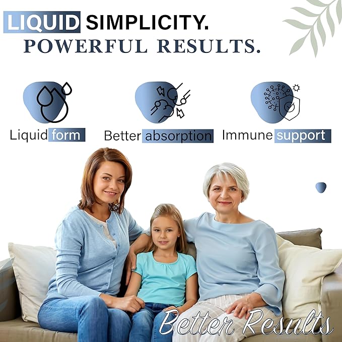 Liquid Vitamin D3 2000 IU with K2 + K1 – Immune & Bone Support Supplement – Dentist-Developed for Strong Teeth, Bones & Calcium Absorption – Non-GMO, Gluten-Free, Soy-Free – Pleasant Tasting – 2 oz