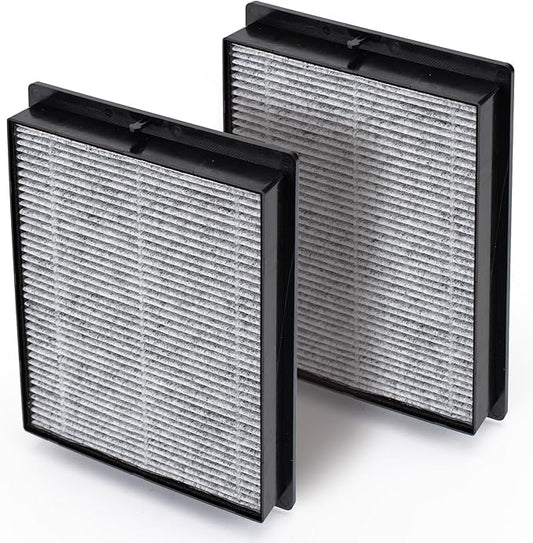 C401 Replacement Filter Compatible with LUFTRUM C401 Serie Car Air Purifier, fits C401, C401A, and C401AB, 3-Stage Filtration High-Efficiency Filter & Activated Carbon, 2-Pack