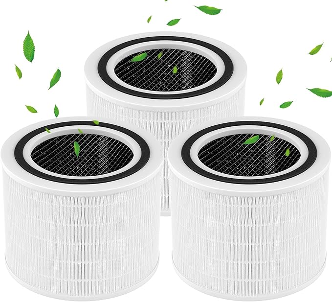 Core 200S Replacement Filter 3 Pack, 3-in-1 Filters Compatible with LEVOIT Core 200S Smart WiFi Air Purifier, HEPA Core 200S-RF Filters