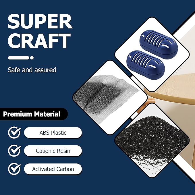 Funmit Demineralization Cartridge for HoMedics Ultrasonic Humidifiers, 20-Pack Demineralization Cartridges Filter Replacement, Prevents Hard Water Build-Up, Filters Mineral Deposits, Purifies Water