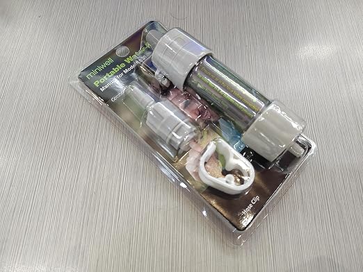 Miniwell Gravity Water Filter Straw - Ultralight, Versatile Hiker Filter with Bucket Connector (Grey)