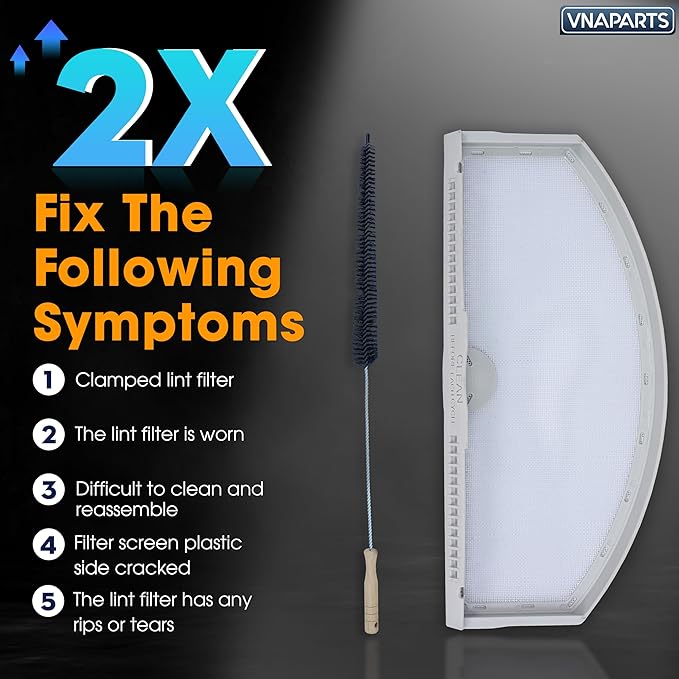 GTD42EASJ2WW GTX22EASK0WW GTD42GASJ0WW GTD45EASJ0WS GTD33EASK0WW GTD65EBSJ2WS GTD65EBSJ1WS Dryers Lint Filter Replaces For GE, HotPoint WE03X23881 HTX21EASK0WW GTD65EBSJ3WS GTD65GBSJ1WS GTD72EBSN0WS