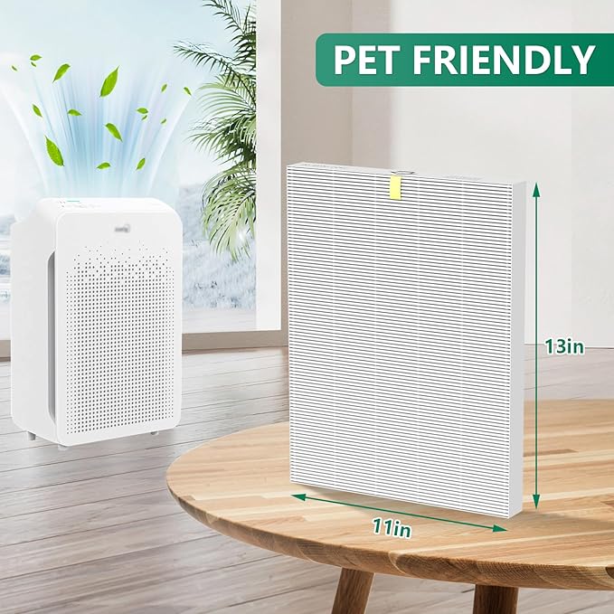 2 Pack C545 True HEPA Replacement Filter S Compatible with C545, B151, P150, 9300 Air Purifier, Replaces for Winix Filter S 1712-0096-00 and 2522-0058-00