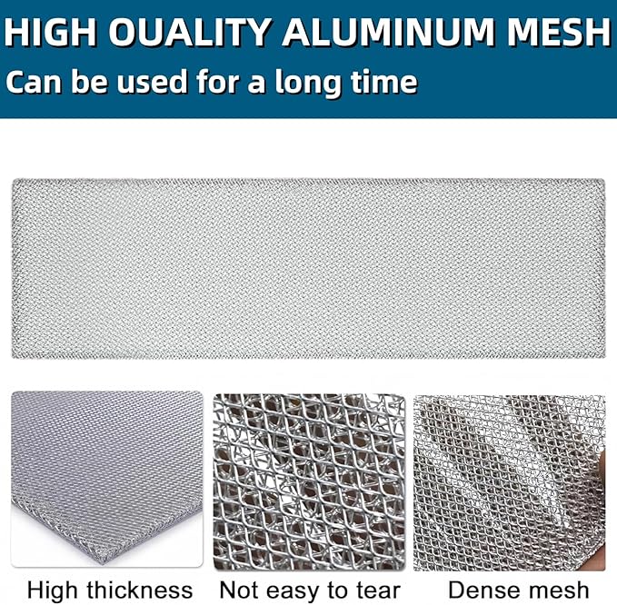 3 Pack S99010370 Range Hood Filter Replacement for Broan PM250, PM390, B08087922, AP5950107, SB08087661, 99010370, 2002603, Aluminum Grease Filter