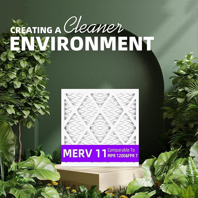 16x24x1 MERV 13 (6-Pack) Pleated Air Filter (Actual Size: 15.75"x23.75"x0.75") MPR 1900 & FPR 10, Furnace Air Filters,16x24x1 air filter