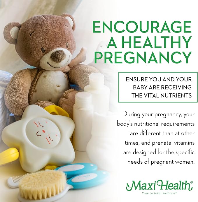 Prenatal Vitamins for Women – One Daily Prenatal Vitamins with Iron, Folate, Choline, Vitamin D3, and Essential Nutrients – High Absorption Supplement for Pregnancy and Preconception – 120 Tablets