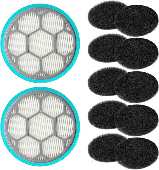 2 HEPA Filters & 10 Sponge Filters Replacement for Neakasa/Neabot P1 Pro Pet Grooming Kit & Vacuum