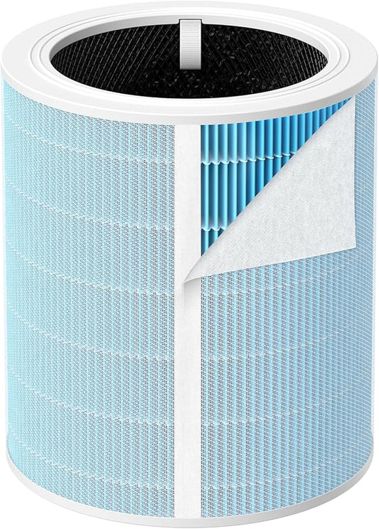 Core 600S Smoke Re-mover Replacement Filter for LEVOIT Core 600S & Core 600S-P Air Purifier, 4-in-1 HEPA Filter and High-Efficiency Activated Carbon, Core 600S-RF-SR, 1 Pack