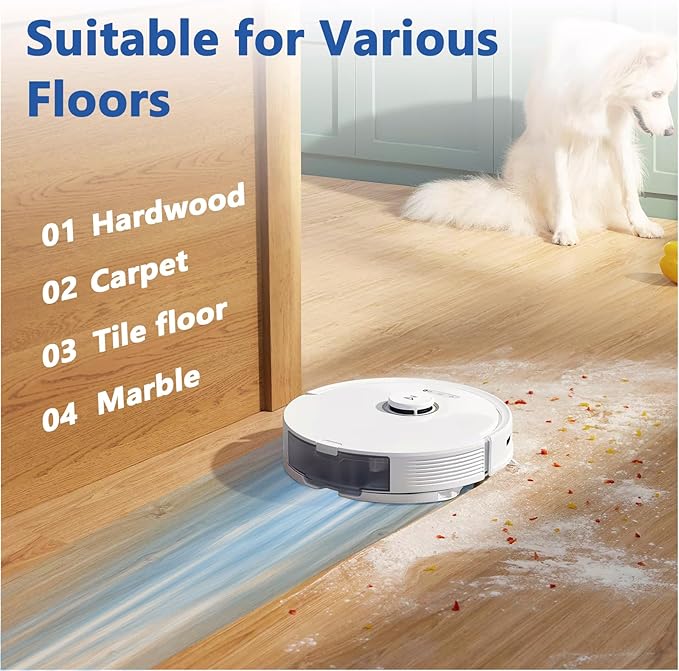 21 Pack T30S Replacement Parts for ECOVACS DEEBOT T30S/T30S Pro Robot Vacuum Accessories Kit, Includes 1 Main Brushes, 4 HEPA Filters, 4 Mop Cloth Pads, 6 Dust Bags, 6 Side Brushes