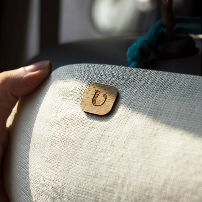 Car Air Freshener - Auto Odor Eliminator - 100% Activated Bamboo Charcoal Air Purifier, Ionizer - Absorb and Remove Smoke Smell - Fragrance-Free Deodorizer - Lasts 365+ Days [Classic Beige]