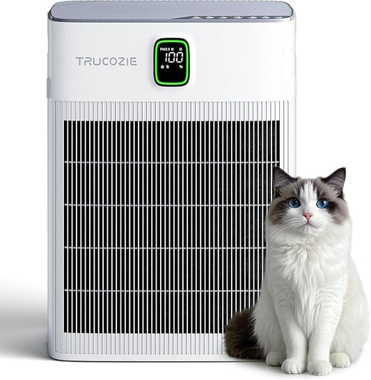 T554 Air Purifier for Home Up to 2000 Ft² in 1 Hr with Washable Pre-Filter, Air Purifier for Home Pets with PM 2.5 Air Quality Display, Sleep Mode for Allergies, Dust, Smoke, White