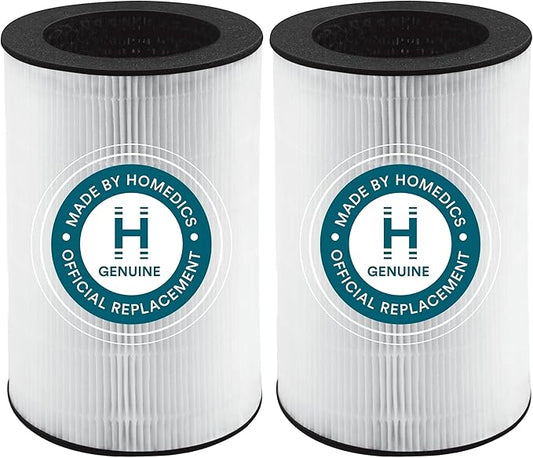 HoMedics TotalClean 3-in-1 True HEPA Filter Replacement (Pack of 2)
