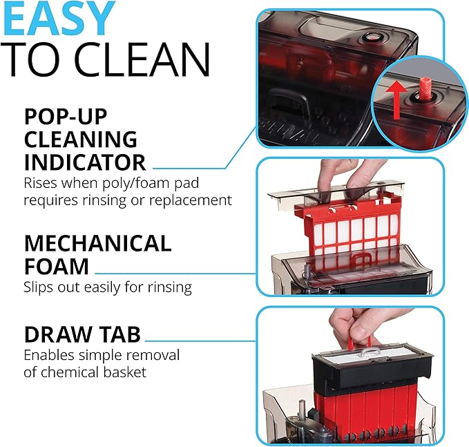 Fluval C4 Power Filter, Fish Tank Filter for Aquariums up to 70 Gal.