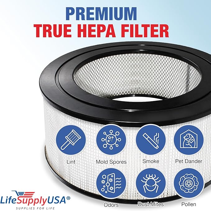 True HEPA Filter Replacement Compatible with Honeywell 24000 Air Purifier (1-Pack)