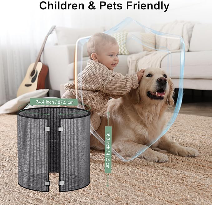 1Pack BP03 BP04 BP06 Activated Carbon Filter Compatible with Dyson Purifier Big + Quiet, For Models BP03/BP04/BP06, High-Efficient Carbon Filter, Park# 972133-02/03