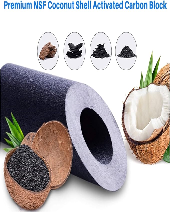 CFS – 3 Pack Replacement Water Filter Set includes Sediment, Carbon Block Cartridges & 150 GPD Membrane Compatible with Hydro Logic Stealth RO150 Models – Removes Bad Taste – RO Replacement Kit